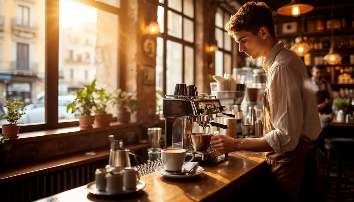 Barista al Lavoro
